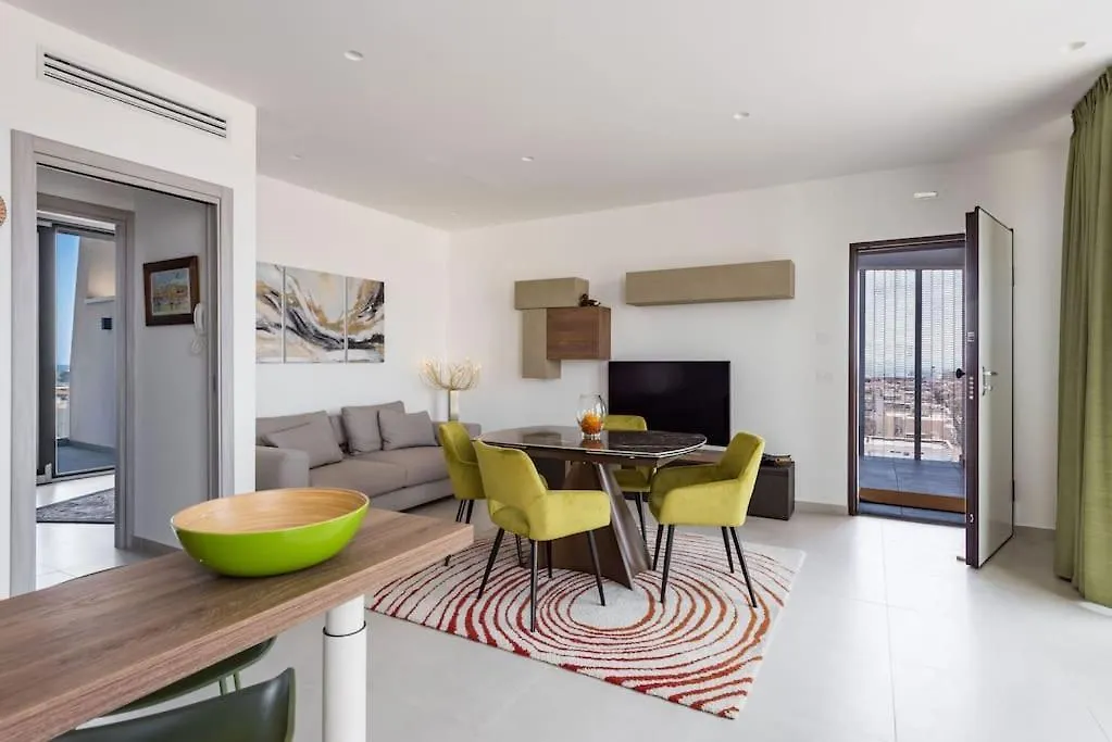 Torre G Luxury Penthouse - Jacuzzi And Parking Car Apartment Catania Italy