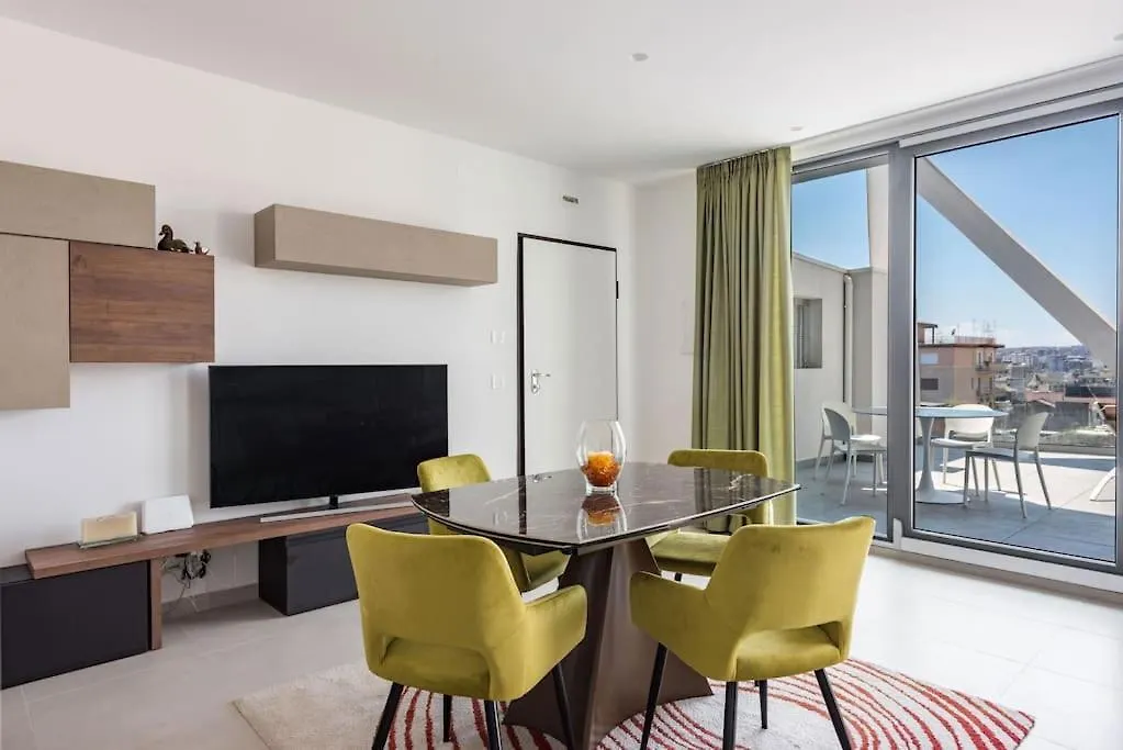 Torre G Luxury Penthouse - Jacuzzi And Parking Car Apartment Catania